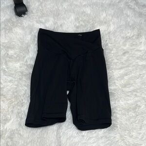 Aerie Black Bike Shorts High Waist Stretch